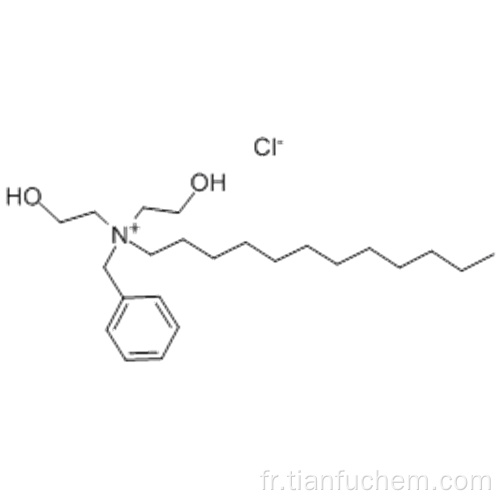 Chlorure de benzèneméthanaminium, N-dodécyl-N, N-bis (2-hydroxyéthyl) - (1: 1) CAS 19379-90-9